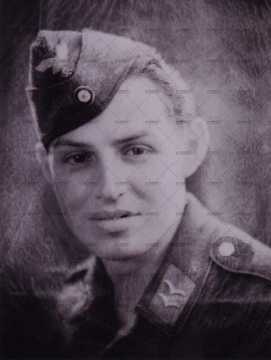 Portrait d'un jeune soldat allemand (Luftwaffe)