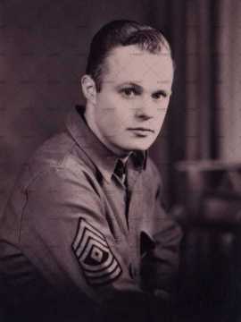 Portrait d'un sous-officier américain
