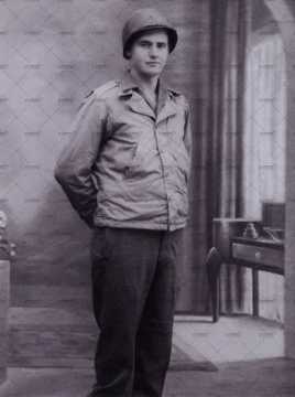 Portrait d'un jeune soldat américain