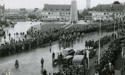 Inauguration du monument Patton à Avranches