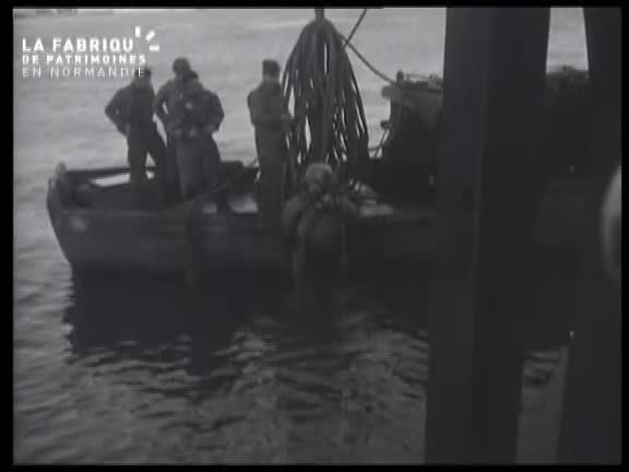 1944, port de Cherbourg