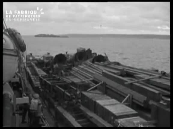 Juin 1944, port de Cherbourg